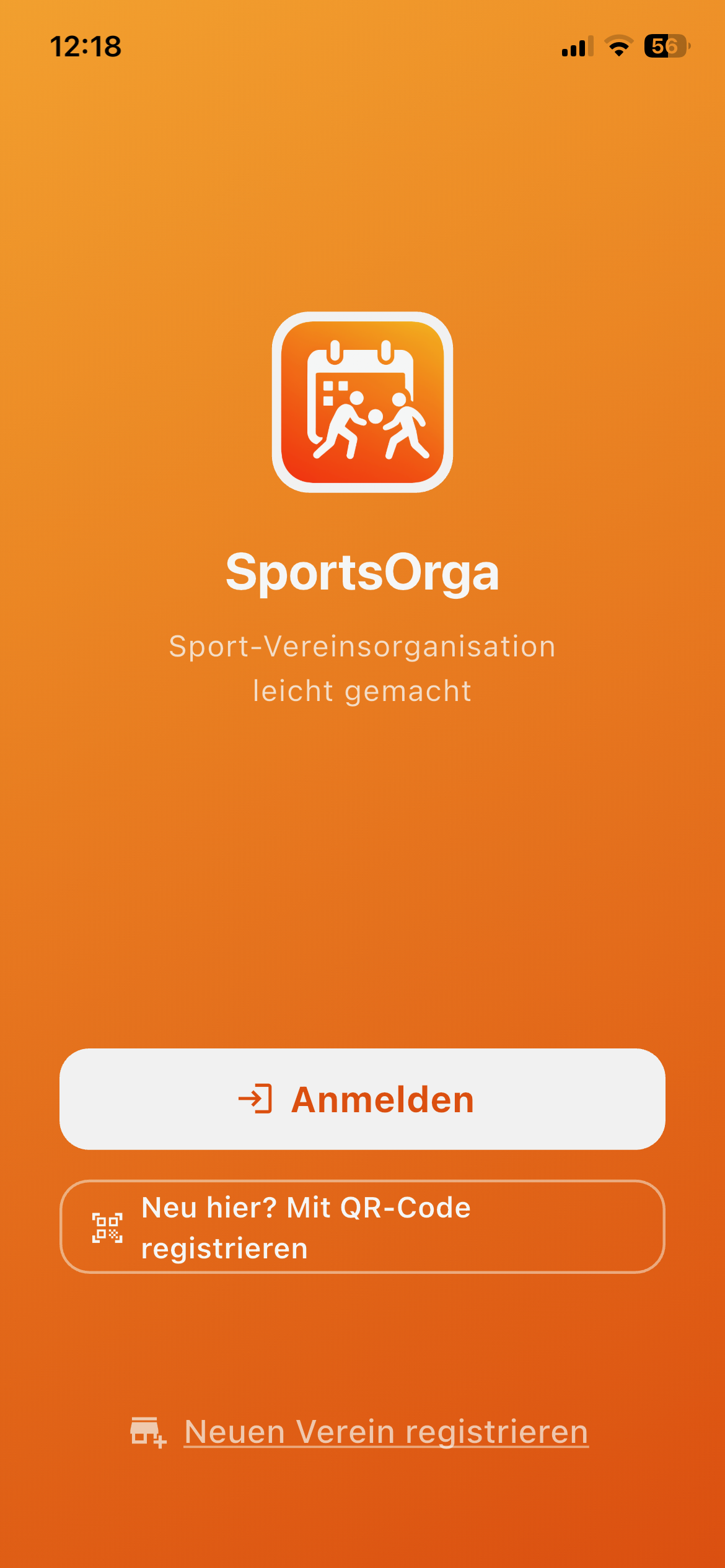 SportsOrga App – Spielübersicht und Vereinsorganisation